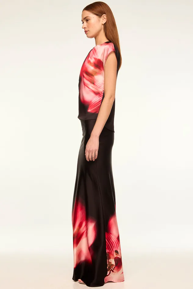 Misa Los Angeles Jessie Top Midnight Orchid Women Matching Sets