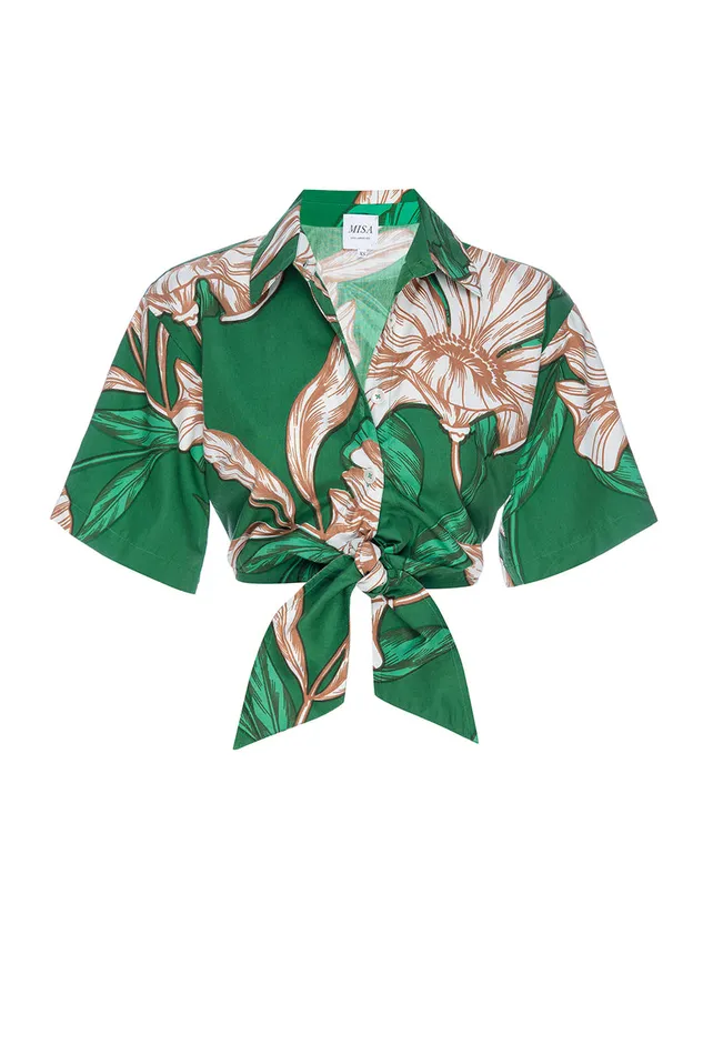 Misa Los Angeles Kalema Top Cartagena Flora Women Tops