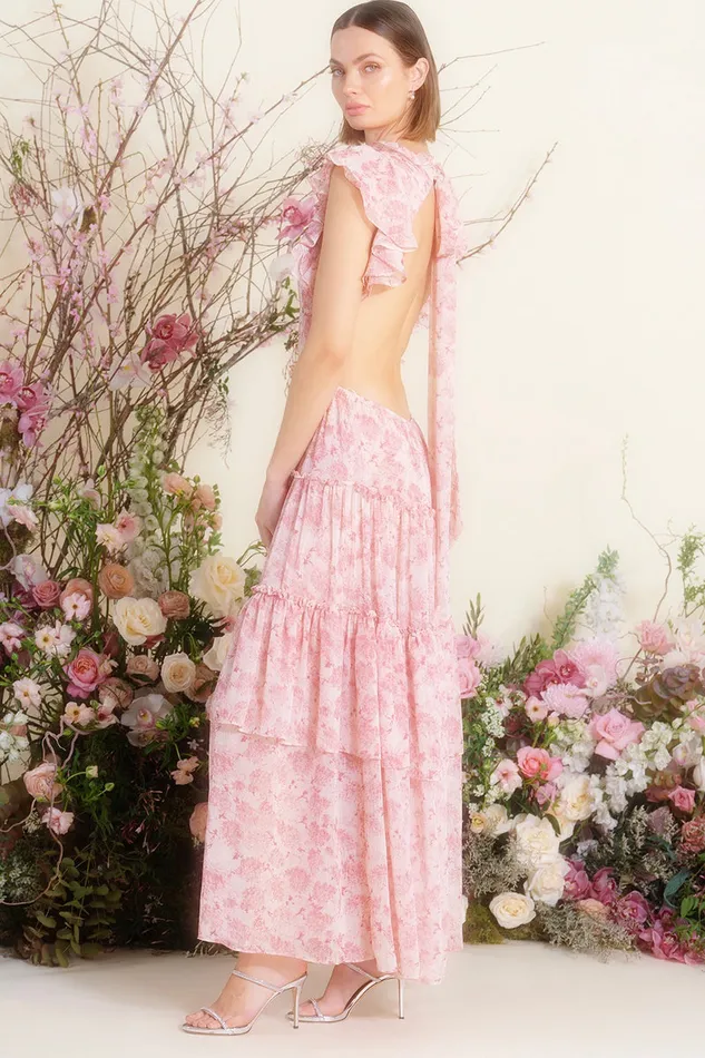 Misa Los Angeles Lana Dress Pink Verdana Women Dresses