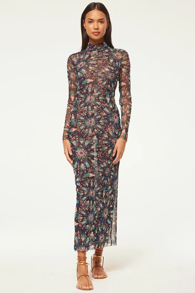 Misa Los Angeles Liv Dress Indigo Burst Women Dresses