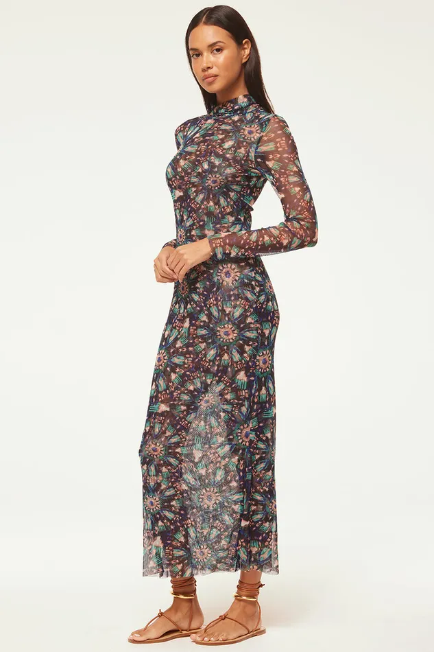 Misa Los Angeles Liv Dress Indigo Burst Women Dresses