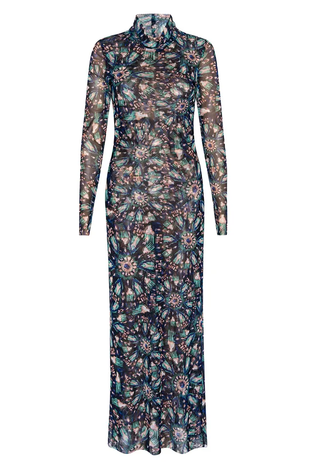 Misa Los Angeles Liv Dress Indigo Burst Women Dresses