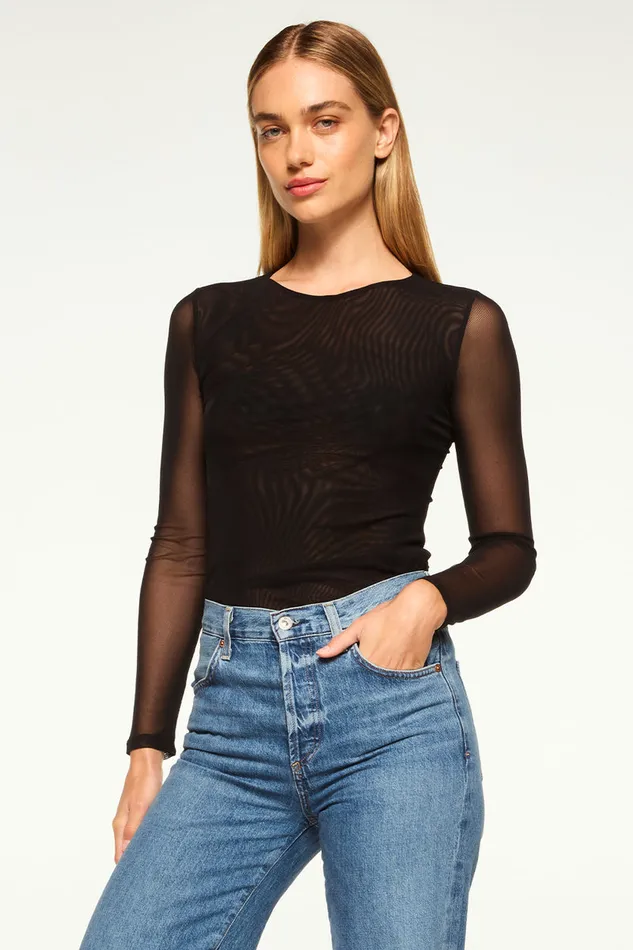 Misa Los Angeles Lula Top Black Women Tops