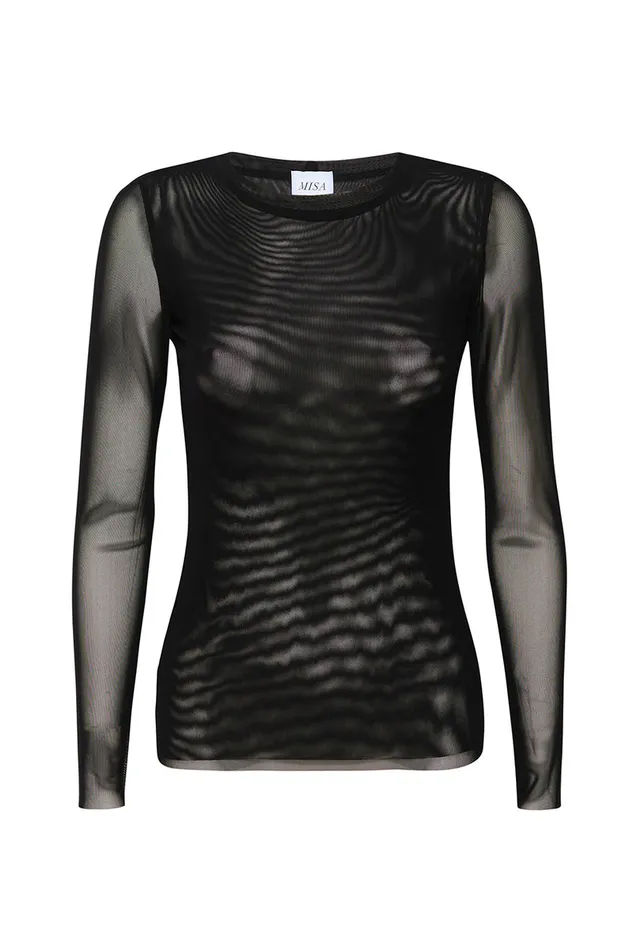 Misa Los Angeles Lula Top Black Women Tops