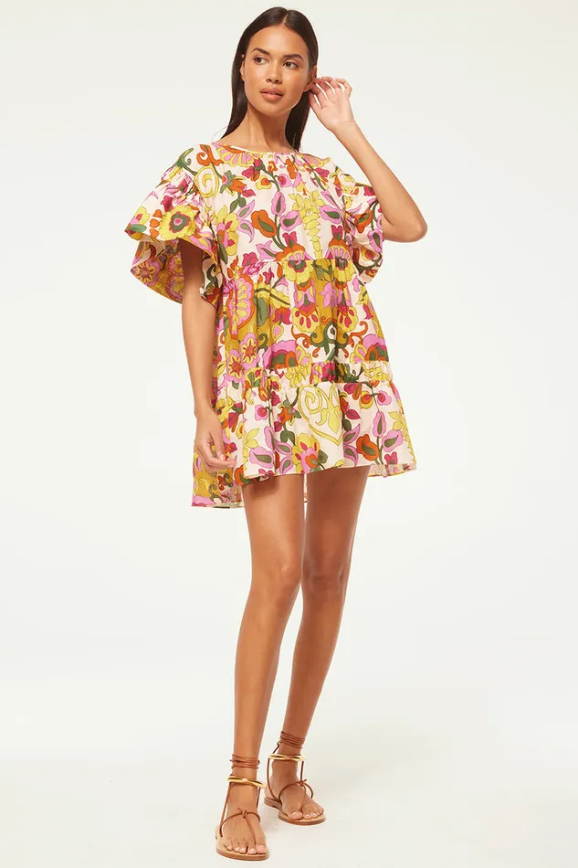 Misa Los Angeles Mabel Dress Floral Corsica Multi Women Dresses