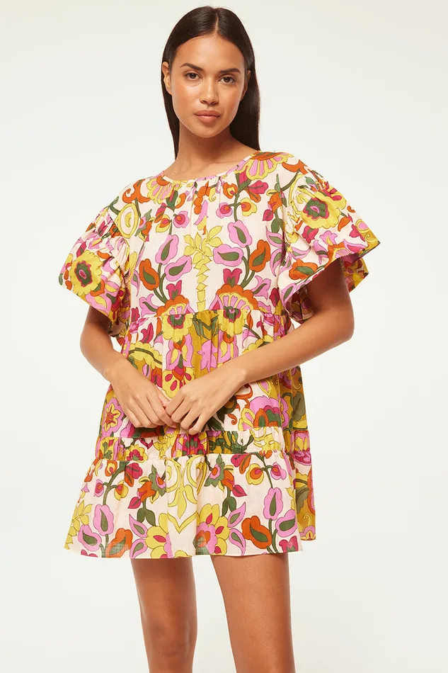 Misa Los Angeles Mabel Dress Floral Corsica Multi Women Dresses