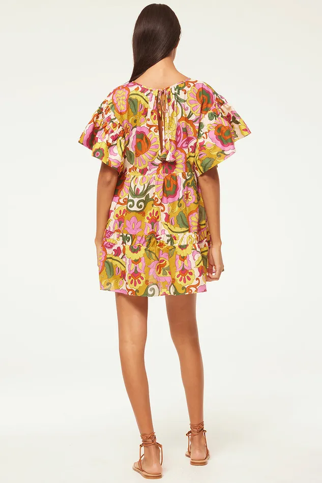 Misa Los Angeles Mabel Dress Floral Corsica Multi Women Dresses