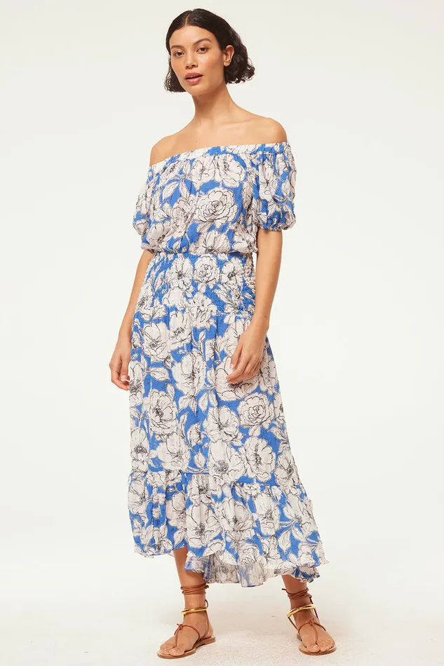 Misa Los Angeles Paola Dress Gardenia Crinkle Women Dresses