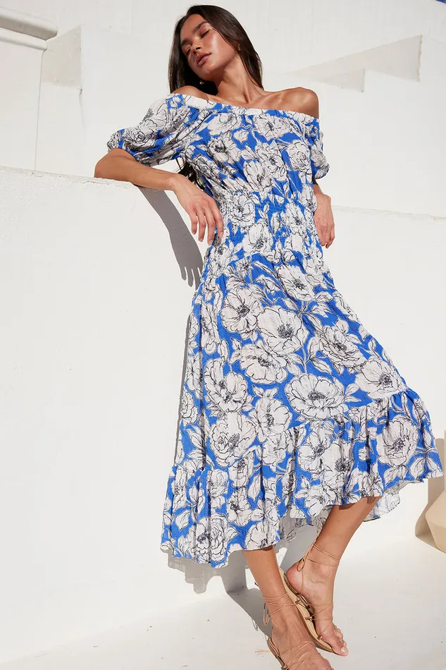 Misa Los Angeles Paola Dress Gardenia Crinkle Women Dresses