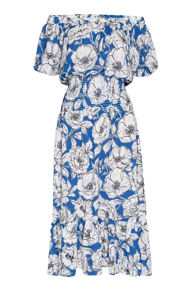 Misa Los Angeles Paola Dress Gardenia Crinkle Women Dresses