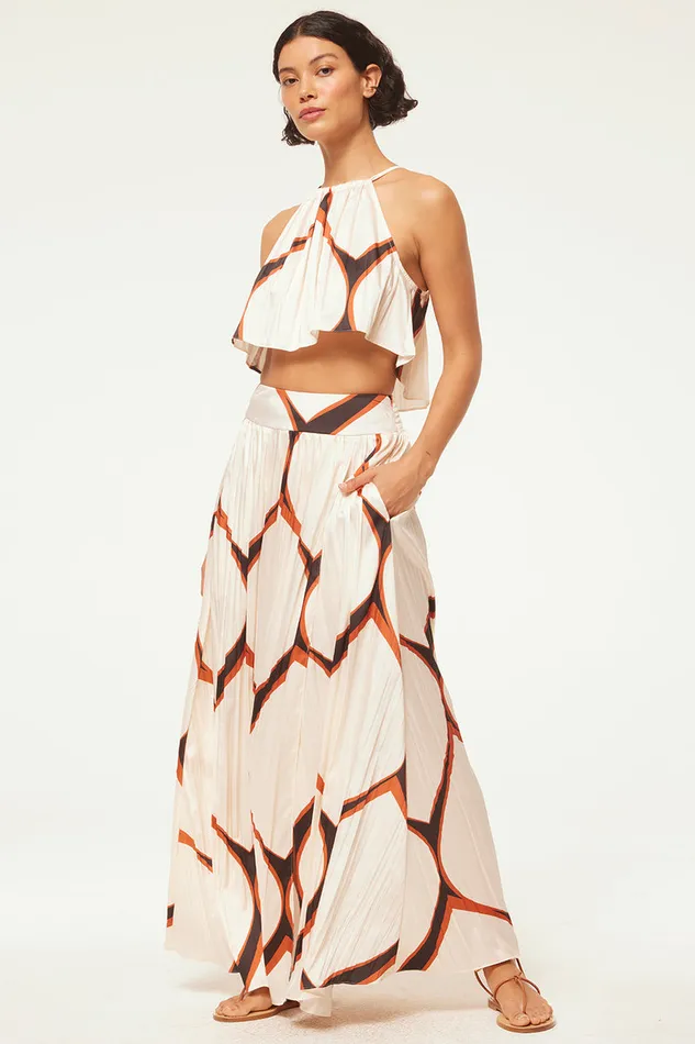 Misa Los Angeles Saana Top Los Cabos Geo Women Matching Sets