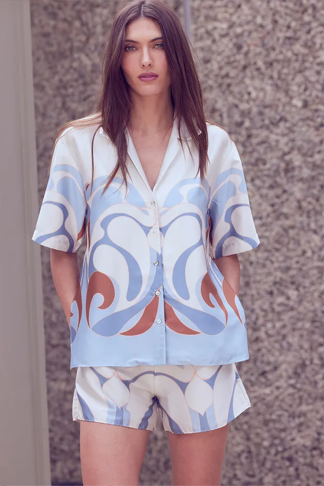 Misa Los Angeles Solange Top The Swans Border Women Tops