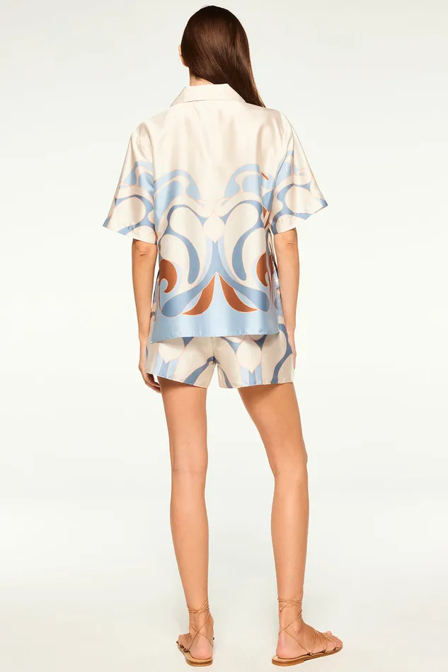 Misa Los Angeles Solange Top The Swans Border Women Tops