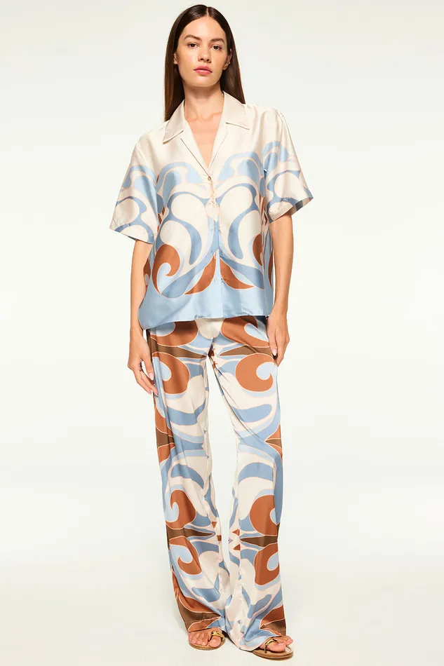 Misa Los Angeles Solange Top The Swans Border Women Tops