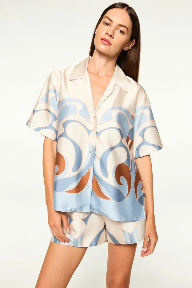 Misa Los Angeles Solange Top The Swans Border Women Tops