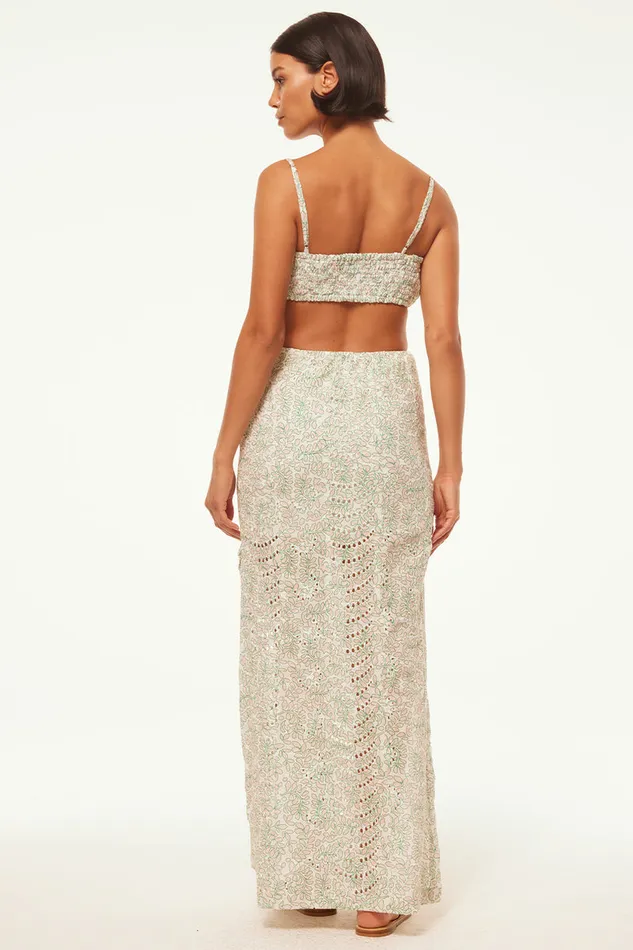 Misa Los Angeles Teresa Top Dewdrop Eyelet Women Matching Sets