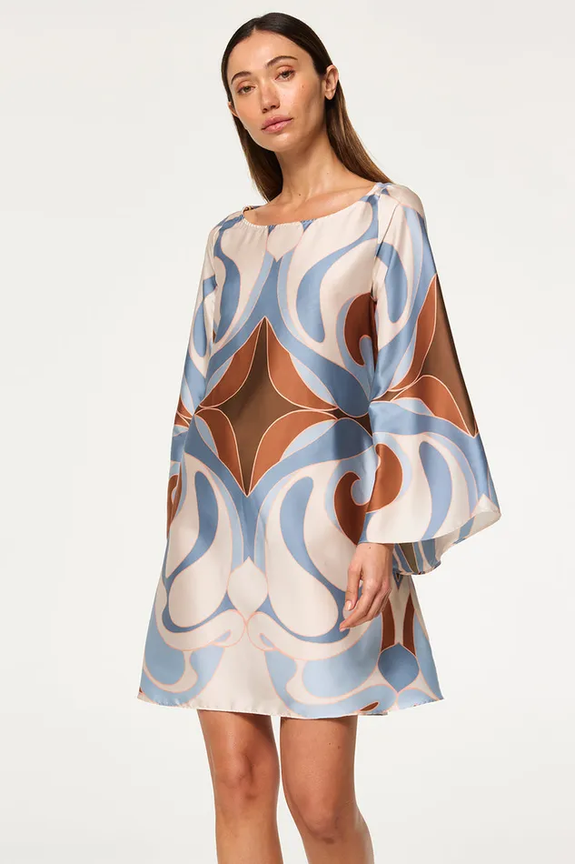 Misa Los Angeles Twiggy Dress The Swans Allover Women Dresses