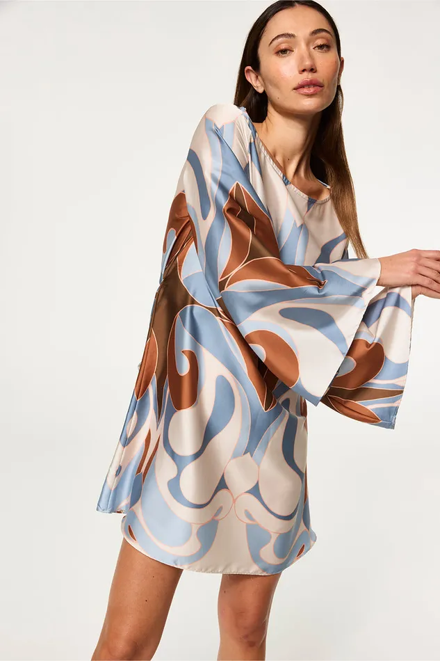 Misa Los Angeles Twiggy Dress The Swans Allover Women Dresses