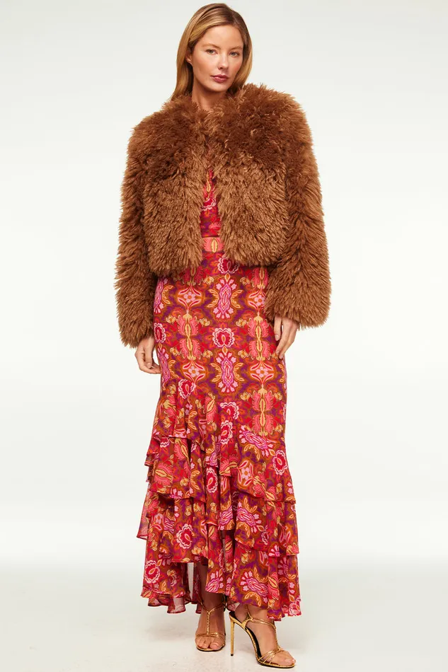 Misa Los Angeles Veronique Skirt Chic Nostalgic Chiffon Women Matching Sets