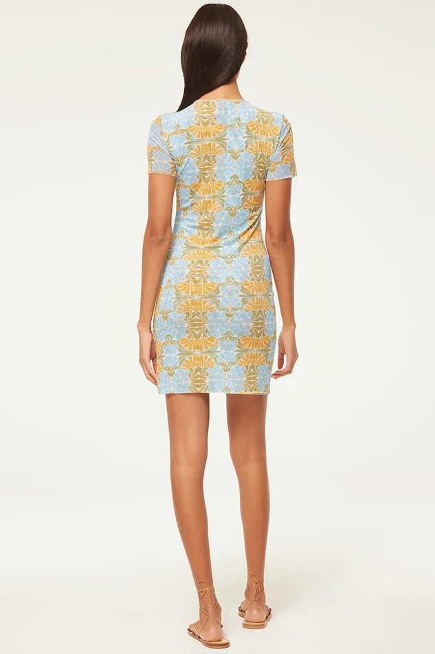 Misa Los Angeles Vina Dress Citrus Slice Women Jersey and Mesh