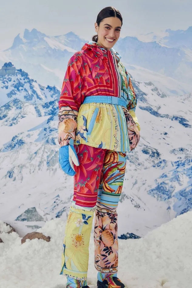 Mixed Scarves Ski Pants Women Farm Rio Pants