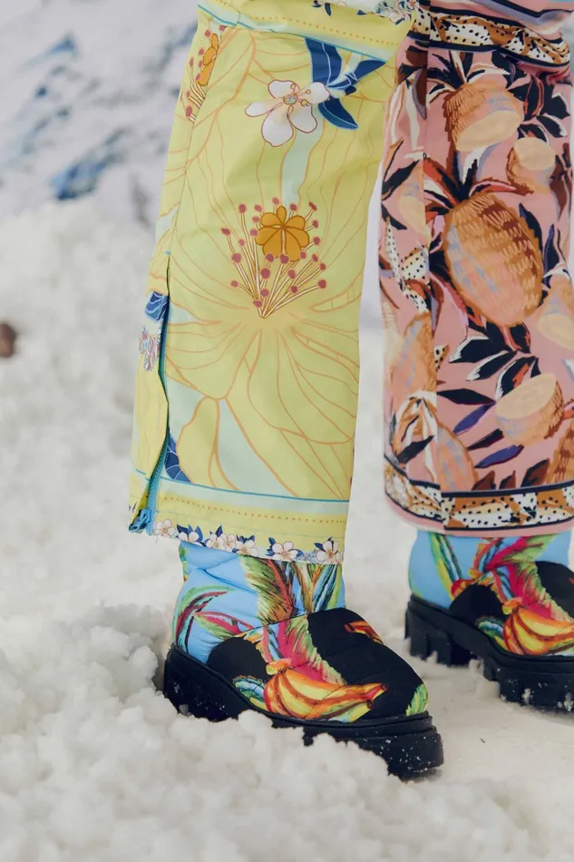 Mixed Scarves Ski Pants Women Farm Rio Pants
