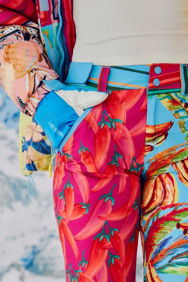 Mixed Scarves Ski Pants Women Farm Rio Pants