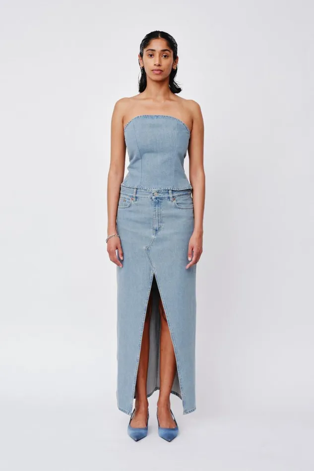 Monica Deconstructed Blue 6 8211 Deconstructed Blue Wash Women Won Hundred Tops and Tshirts