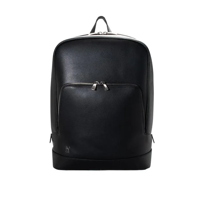 Moreschi Backpacks and Suitcases Black Leather Backpack 8211 Men