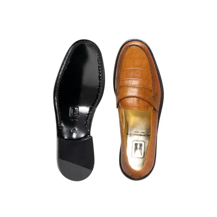 Moreschi Loafers FOR HER 8211 Tan Leather Loafer 8211 Women