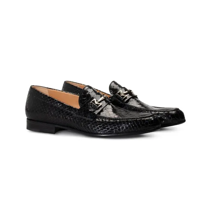 Moreschi Loafers FOR HIM 8211 Black Leather Loafer 8211 Men