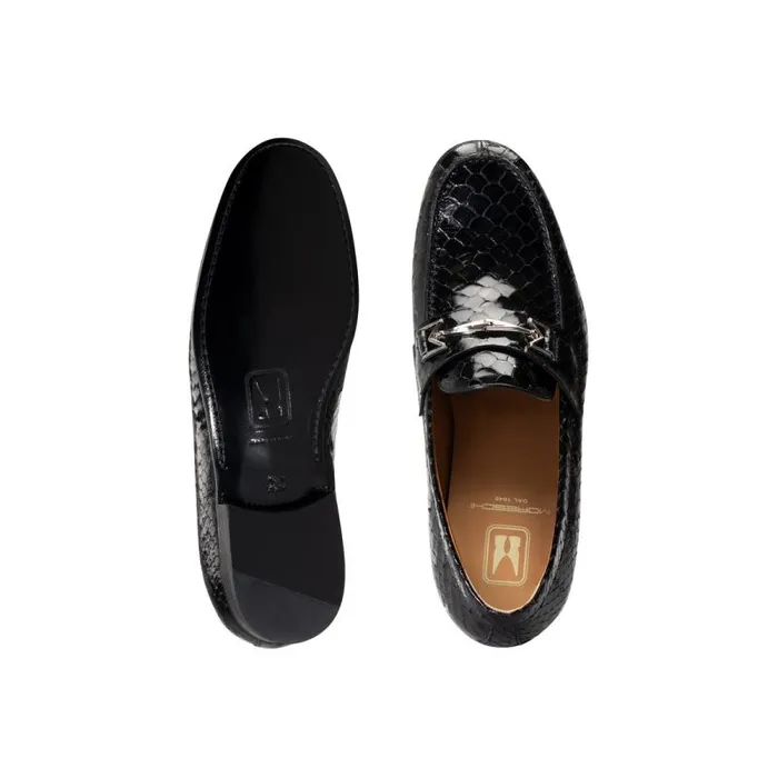 Moreschi Loafers FOR HIM 8211 Black Leather Loafer 8211 Men