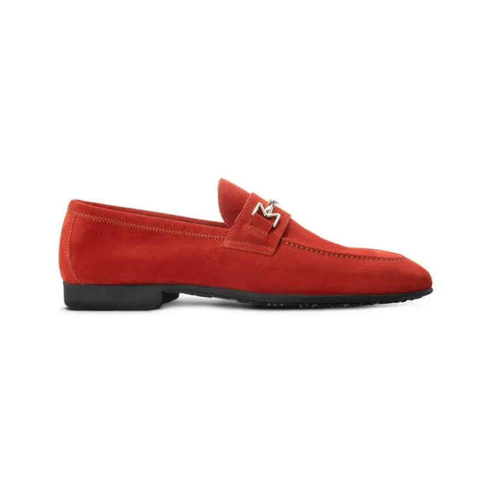 Moreschi Loafers Red Suede Loafer 8211 Men
