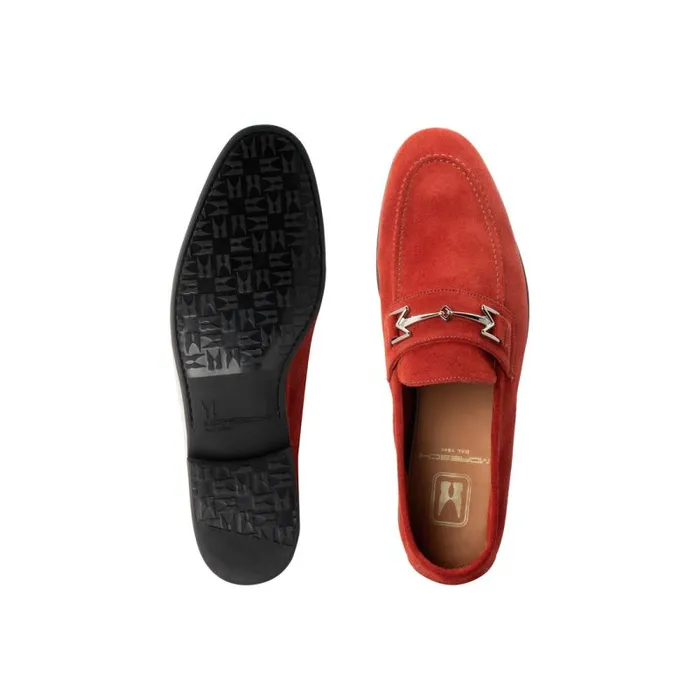 Moreschi Loafers Red Suede Loafer 8211 Men