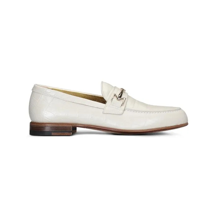 Moreschi Loafers White Leather Woman Loafer 8211 Women