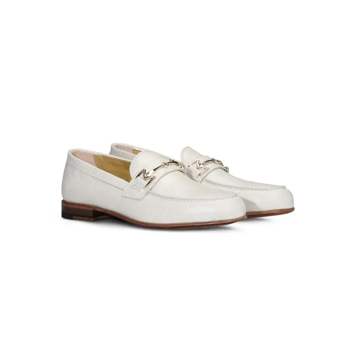 Moreschi Loafers White Leather Woman Loafer 8211 Women