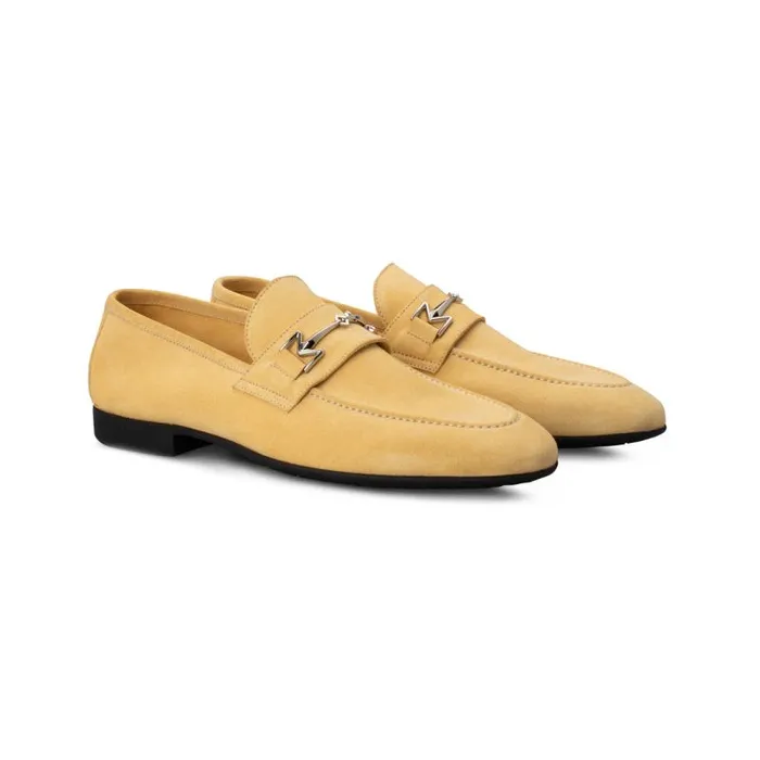 Moreschi Loafers Yellow Suede Loafer 8211 Men