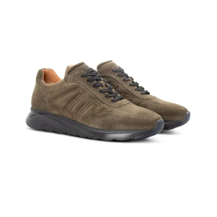 Moreschi Sneakers Green Suede Sneaker 8211 Men