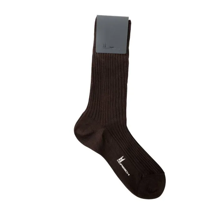 Moreschi Socks Brown Cotton Socks 8211 Men