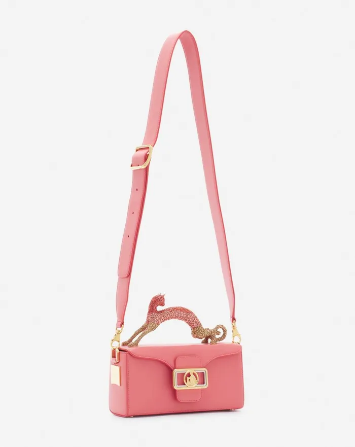 Nano Pencil Cat Bag In Leather And Rhinestones Venusdune Women Lanvin Crossbody Bags and Shoulder Bags