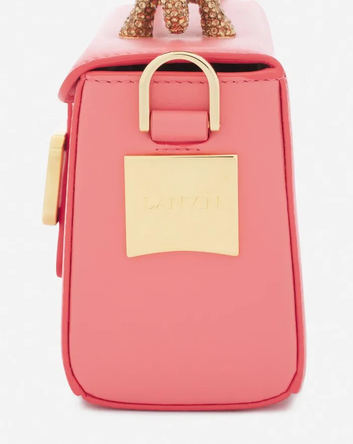 Nano Pencil Cat Bag In Leather And Rhinestones Venusdune Women Lanvin Crossbody Bags and Shoulder Bags