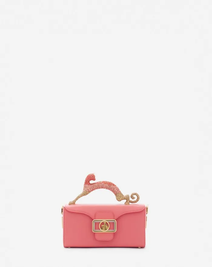 Nano Pencil Cat Bag In Leather And Rhinestones Venusdune Women Lanvin Pencil