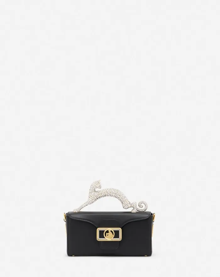 Nano Pencil Cat Leather And Rhinestone Bag Black Women Lanvin Crossbody Bags and Shoulder Bags Nano Pencil Cat Leather And Rhinestone Bag Black Women Lanvin Crossbody Bags and Shoulder Bags
