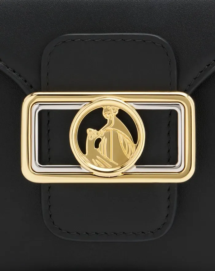 Nano Pencil Cat Leather And Rhinestone Bag Black Women Lanvin Crossbody Bags and Shoulder Bags