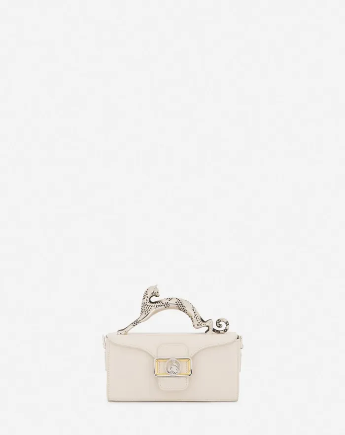 Nano Pencil Cat Leather Bag Chalk Women Lanvin Mini Bags and Clutches