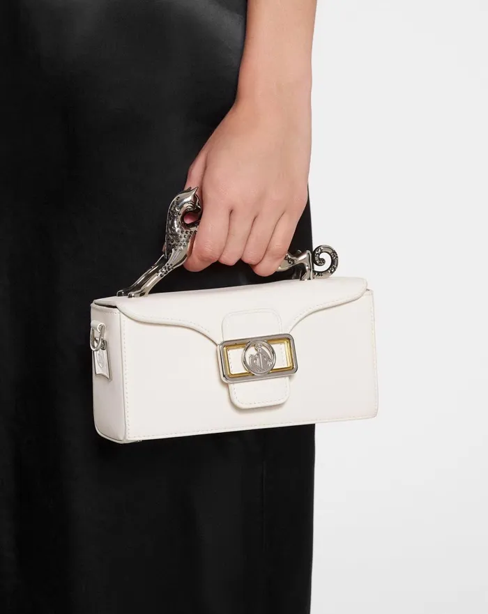 Nano Pencil Cat Leather Bag Chalk Women Lanvin Mini Bags and Clutches