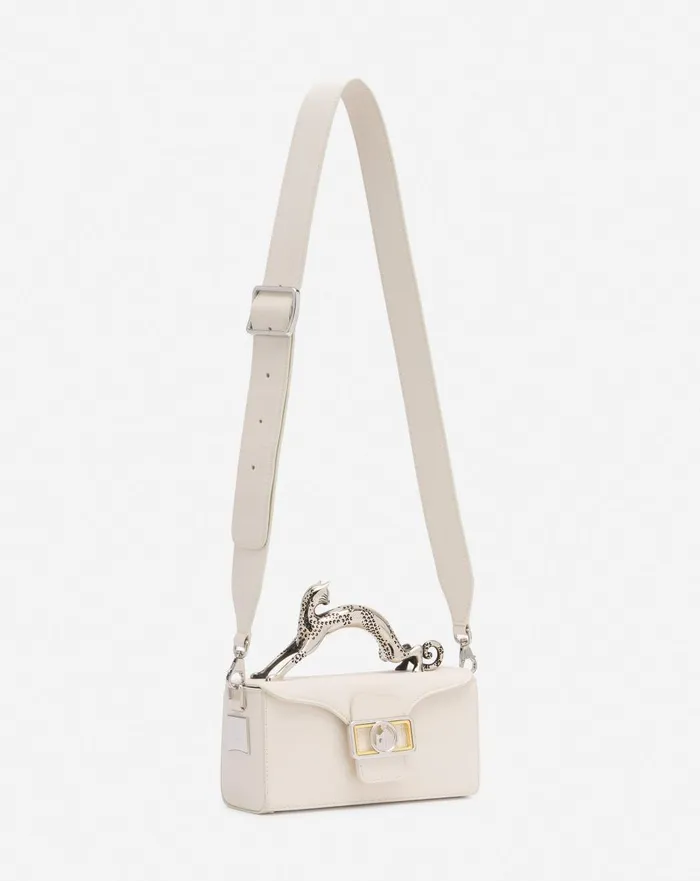 Nano Pencil Cat Leather Bag Chalk Women Lanvin Mini Bags and Clutches