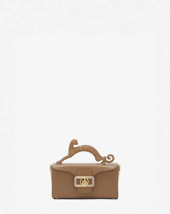 Nano Pencil Cat Leather Bag Desert Women Lanvin Mini Bags and Clutches