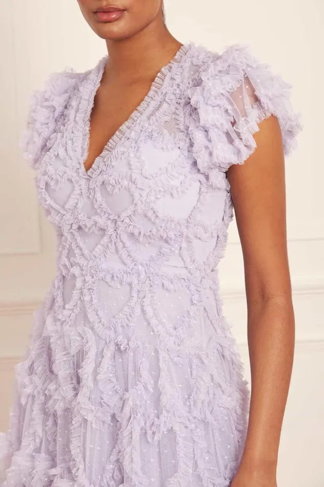 Needle and Thread Dresses Amorette VNeck Gown Purple 8211 Women