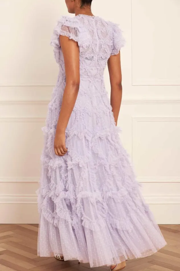 Needle and Thread Dresses Amorette VNeck Gown Purple 8211 Women
